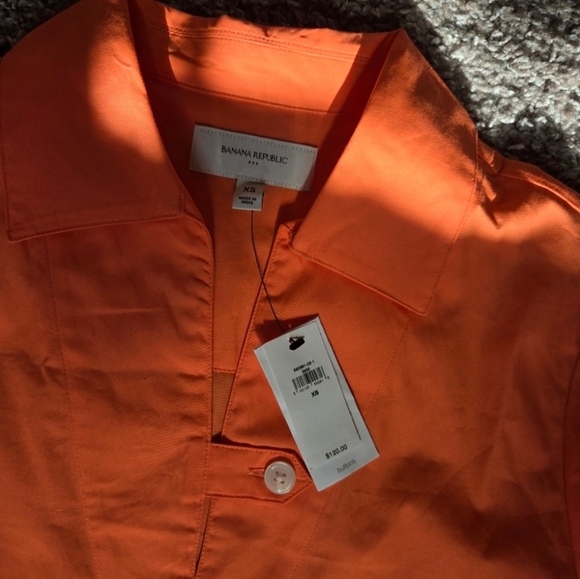 Oversized Shirt Dress Coral - Picture 8 of 13